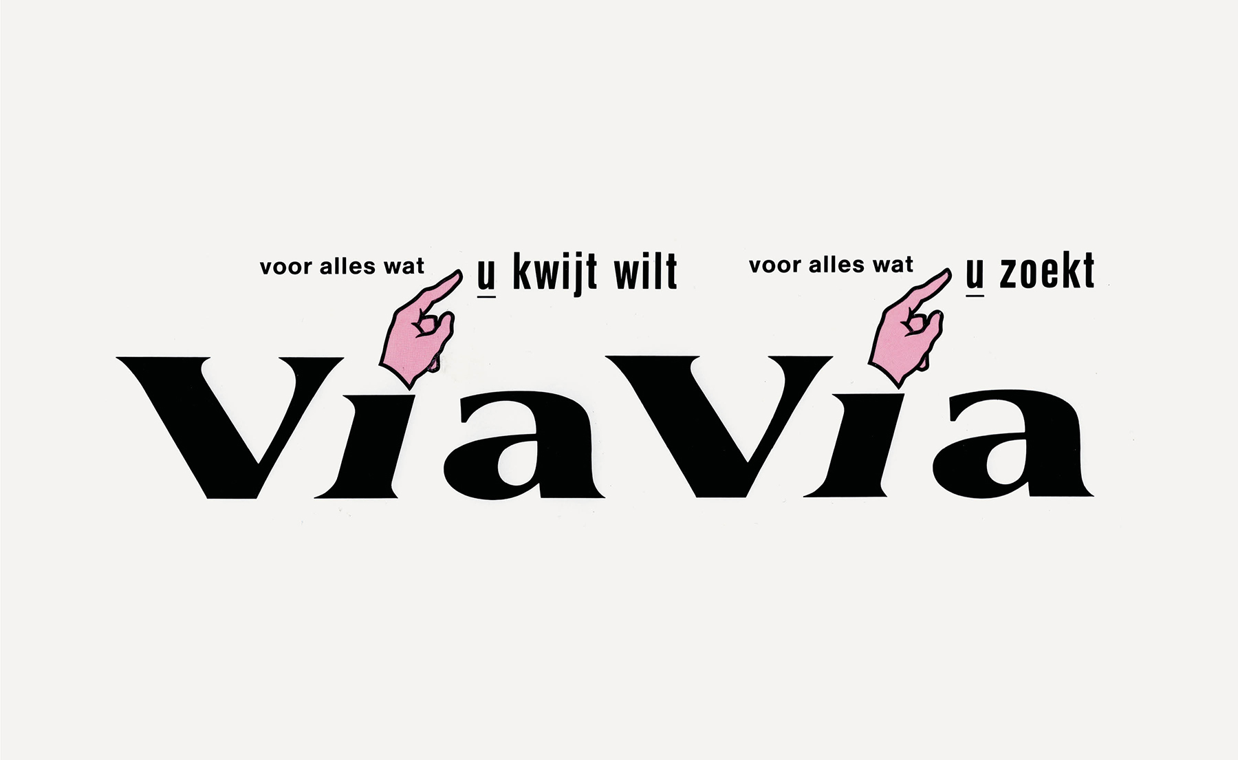 1986 logo Via Via, Via Via koopjeskrant